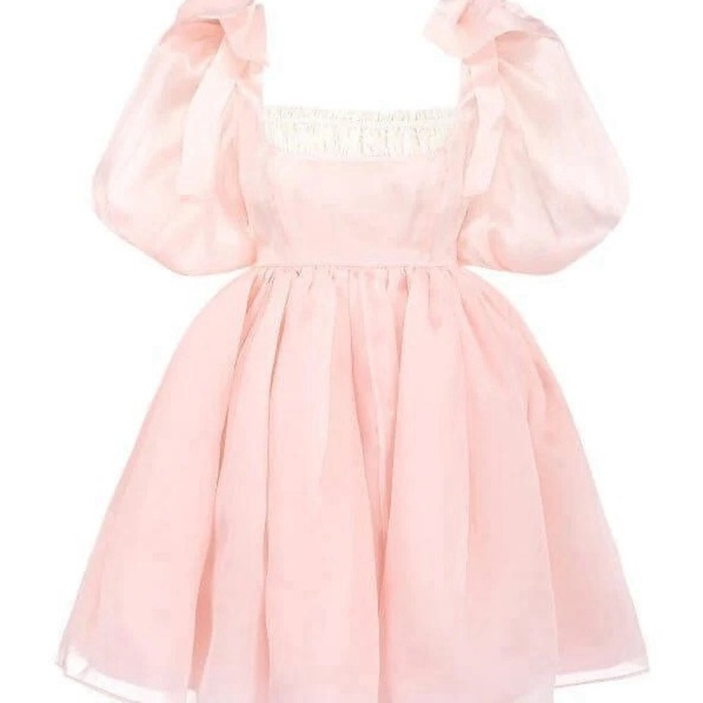 Selkie Da Vinci Puff Dress NWT 5X